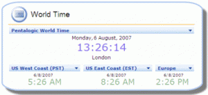 World time web part for SharePoint