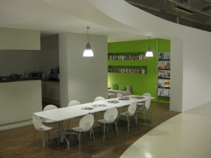 New office break room
