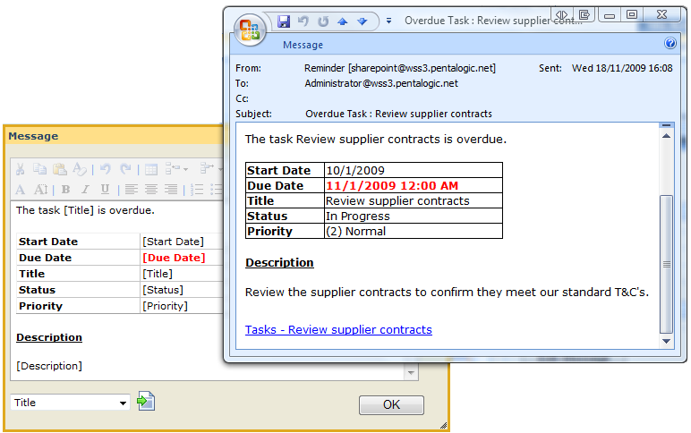 Rich Textemail-fullsize A Rich Text Formatted Alert Email
