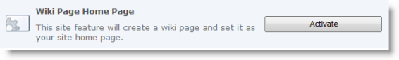 wiki home page